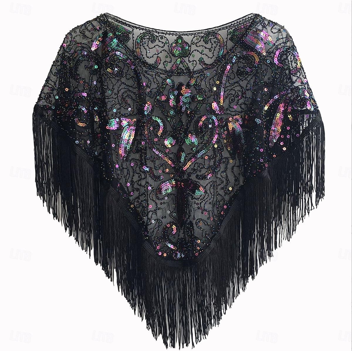 Retro / vintage Urlați 20 de ani Anii 1920 Costum de petrecere Șaluri Gatsby Charleston Invitat la nuntă Paiete Franjuri Costume de fancy Pentru femei Crăciun Carnaval An Nou Nuntă Invitat la nunta 2025 - $17.99 –P17