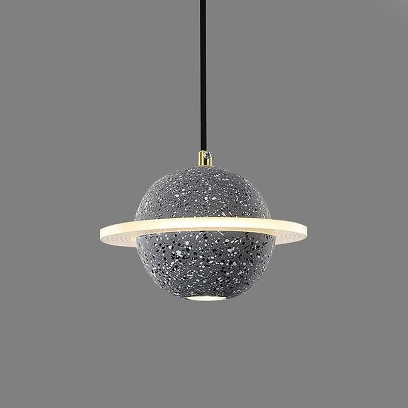 candelabru led plafoniera nordic retro acrilic ciment star camera de zi dining bar scara lumina calda 2-lumini 20cm 110-120v 220-240v 2025 - $172.99 –P5
