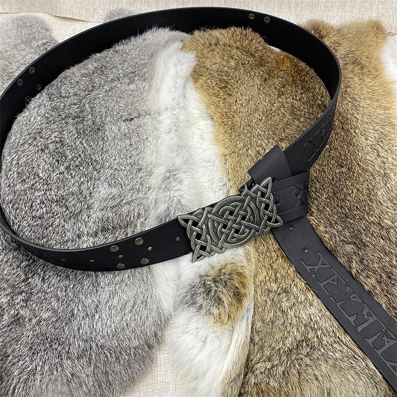 Punk og gotisk Kostymer i middelalderstil Renessanse Cosplay kostyme Midjebelte Knekt Viking Keltisk ridder Herre Dame Viking Halloween Karneval Maskerade Ytelse Stadie LARP Voksne Belte Midjebelte 2025 - $16.99 –P2