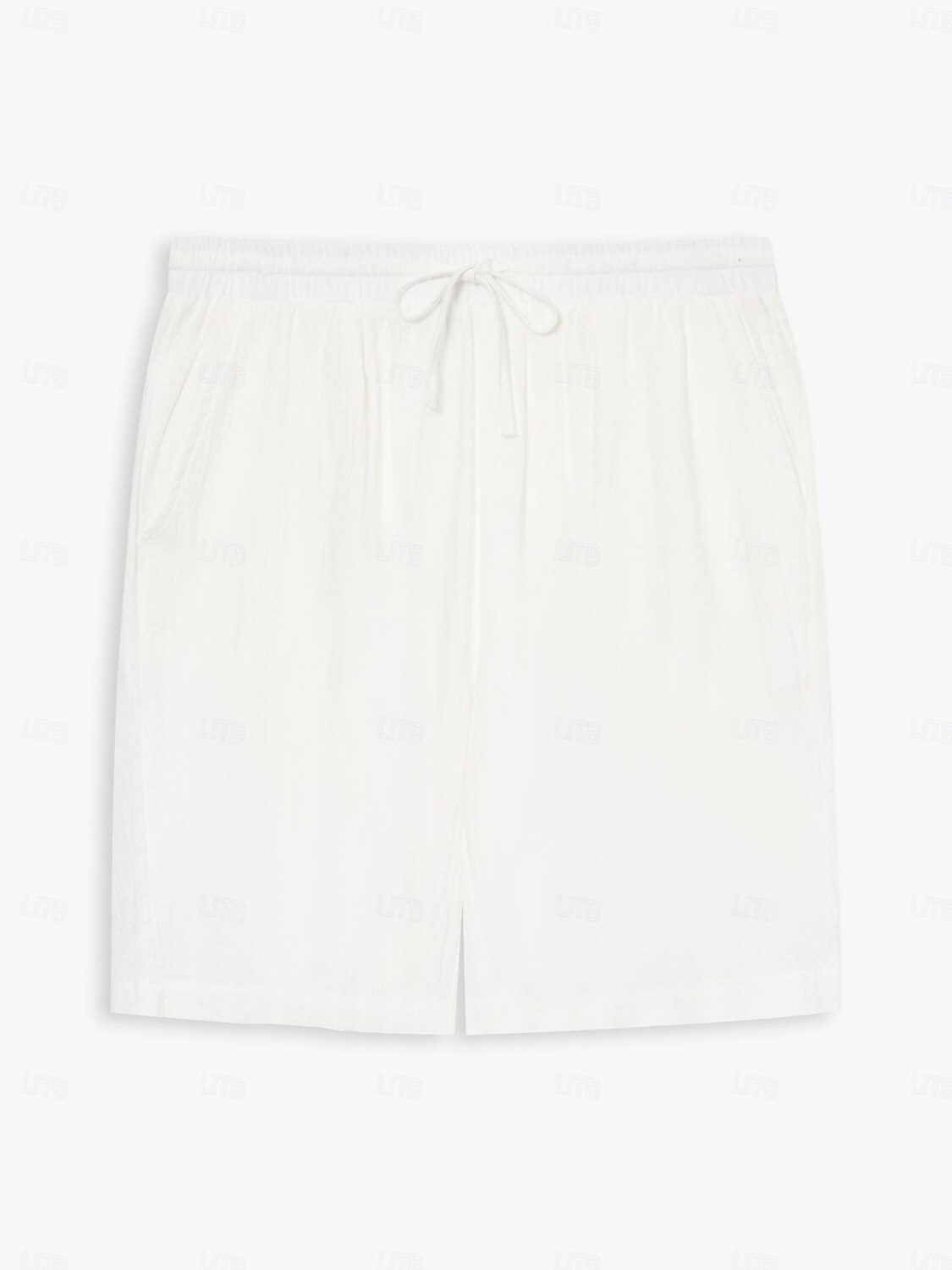 Homens Calção Shorts de verão Shorts de praia Com Cordão Cintura elástica Perna reta Tecido Conforto Respirável Curto Casual Diário Feriado Moda Estilo Clássico Branco Azul Marinha de 2025 por $16.49 –P2
