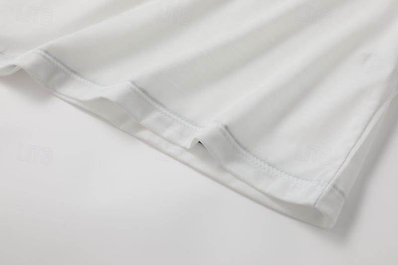 Férfi Póló öltönyök Tracksuit Teniszing Rövidnadrág és póló szett Rövid ujjú Terített nyak Tavaszi nyár Színes Sportok Divat Dizájn 2 db Szabadtéri Utca Hétköznapi Fekete Fehér Sárga Férfi felső póló 2025 - $22.99 –P9