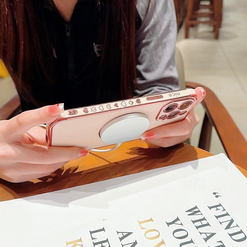 2025年 電話 ケース 用途 iPhone 16 iPhone 15 プロマックスプラス iPhone 14 13 12 Pro Max Plus バックカバー ワイヤレス充電をサポート 耐衝撃 ハート TPU 仕上げ コレクション – $13.99 –P16