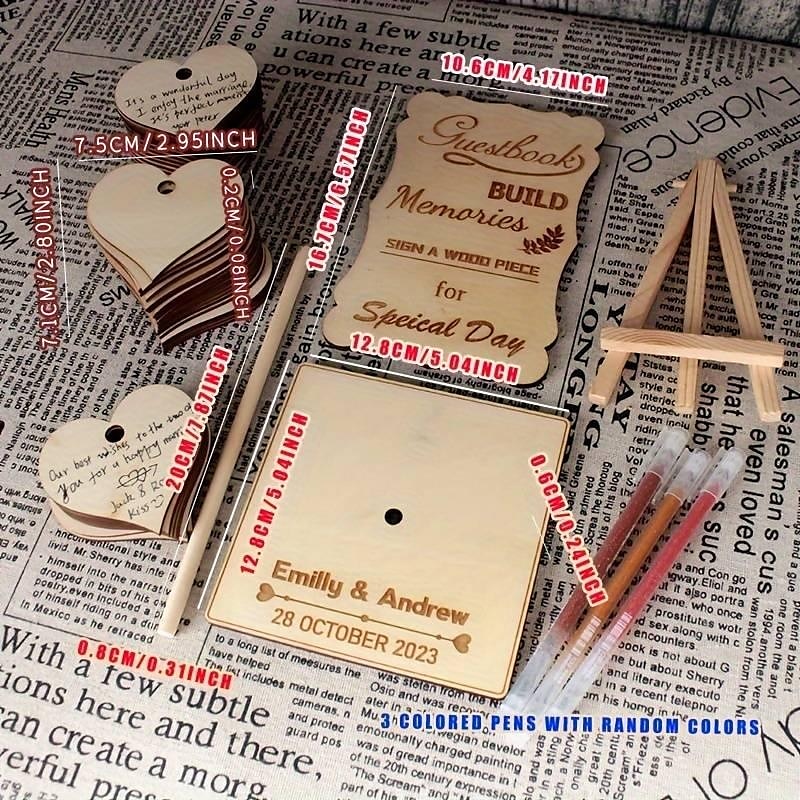 Wedding Sign in Wooden Love Set Wooden Crafts Festival Creative Decoration 2025 - $41.99 –P10