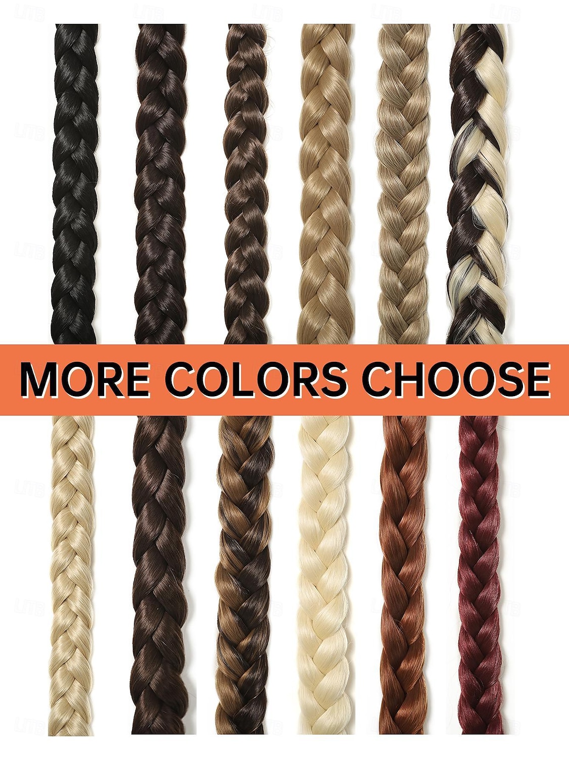 Extension Jumbo Box Braids Synthetic Hair Braiding Hair 2pcs / pack 2025 - $10.99 –P3
