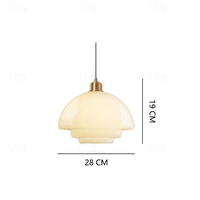 Tambour de ferme plafonnier semi-encastré en verre de lait luminaires de couloir lustre de plafond grand poteau en or éclairage nordique moderne du milieu du siècle pour salle à manger plafond de 2025 ? $249.99 –P2