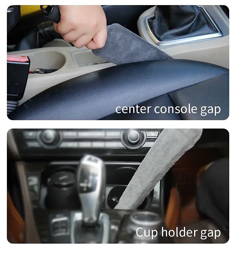 Car With The Gap Cleaning Tool Coral Velvet Cleaning Dead Corner Dust Dry and Wet Dual Use 2025 - $13.99 –P3