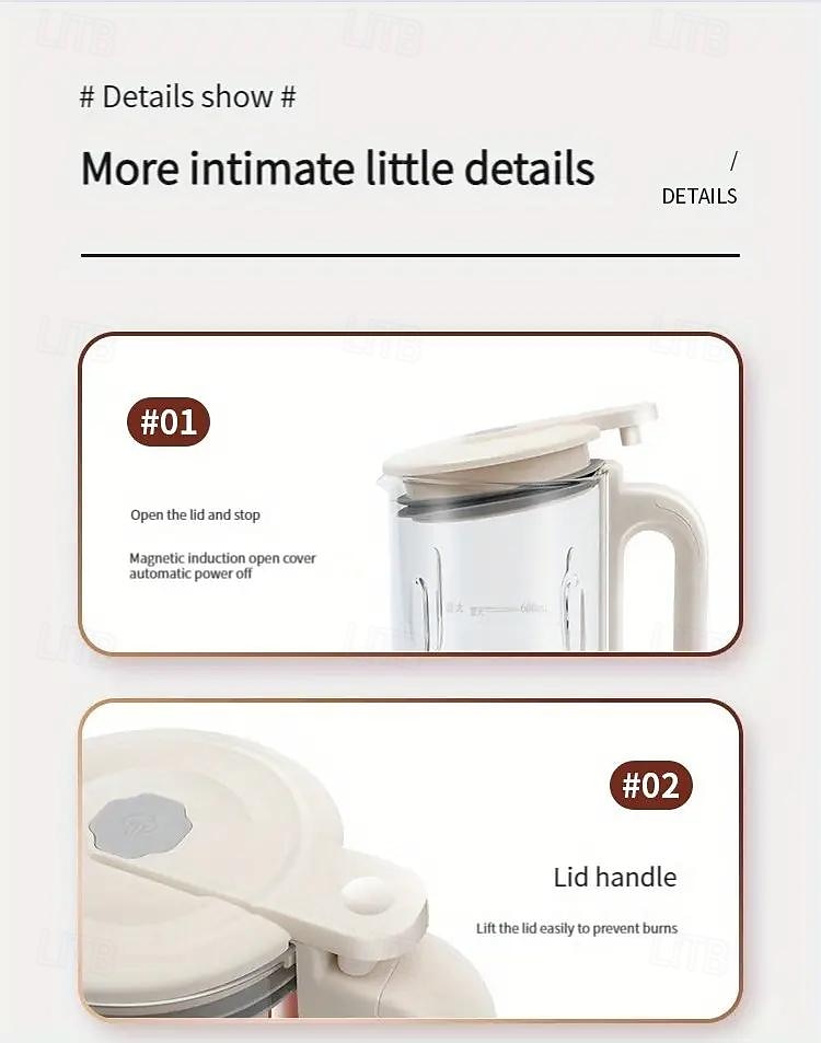 2025年 効率的な800ml 9-in-1豆乳メーカー - 素早く簡単な家庭用デジタル表示時間予約自動洗浄  コレクション – $79.99 –P13