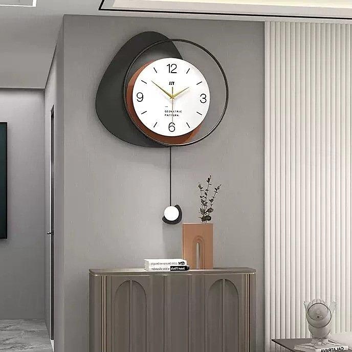 Modern Wall Clock Creative Fashion Decorative Wall Clock Multi Layer Dial Silent Non Ticking Pendulum Clock Nordic Style Art Home Decor for Living Room Bedroom Office Kitchen 40 48 55 cm 2025 - $91.99 –P5