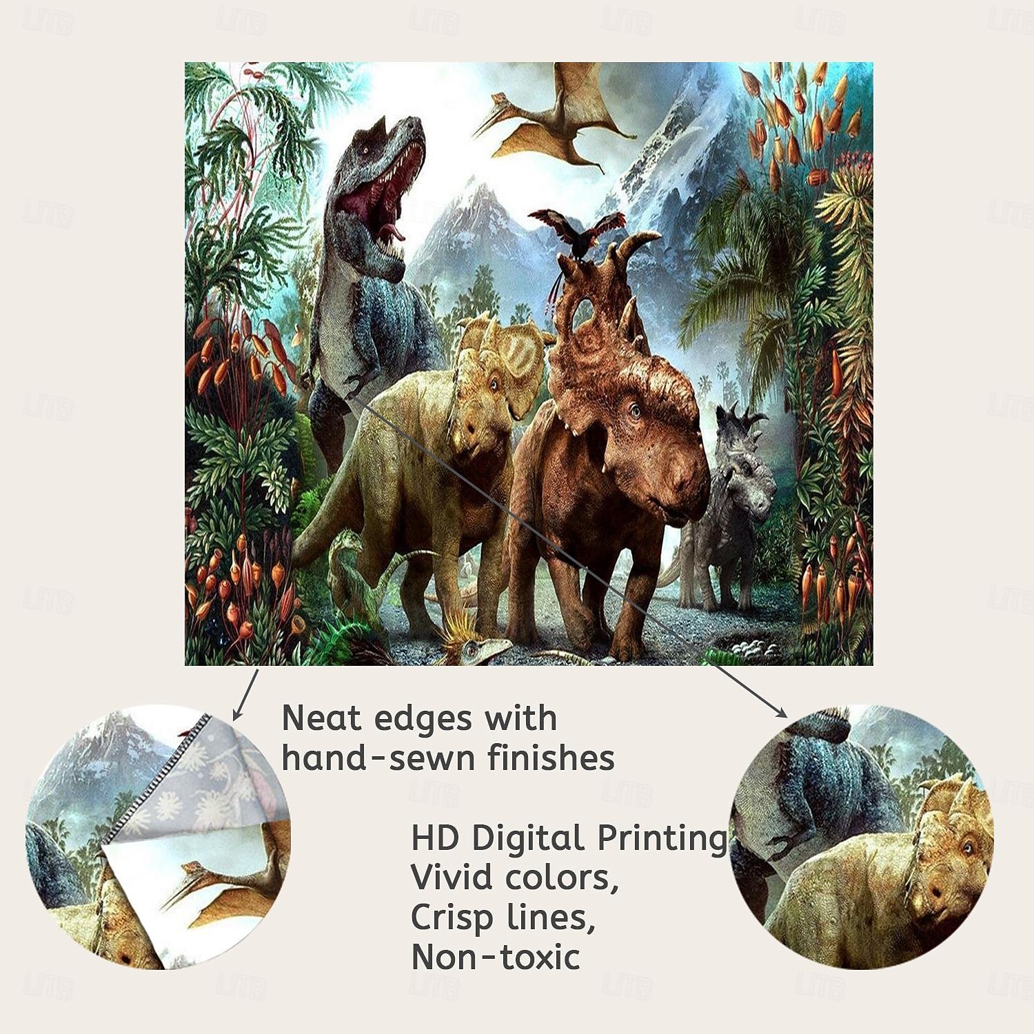 Dinosaur World Wall Tapestry Art Decor Blanket Curtain Hanging Home Bedroom Living Room Decoration 2026 - $20.99 –P3