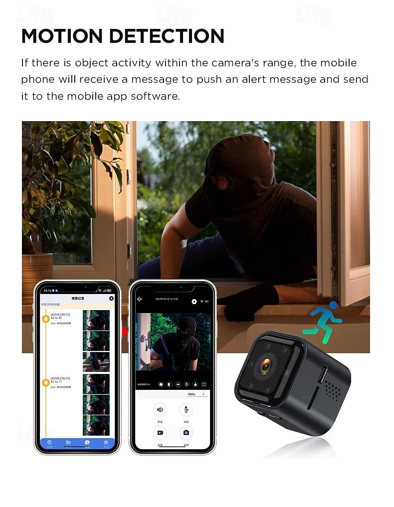 HD nachtzicht mini draagbare dv-camera buiten rijden groothoek mobiele telefoon wifi-camera politie wetshandhavingsrecorder 2026 - $49.99 –P5