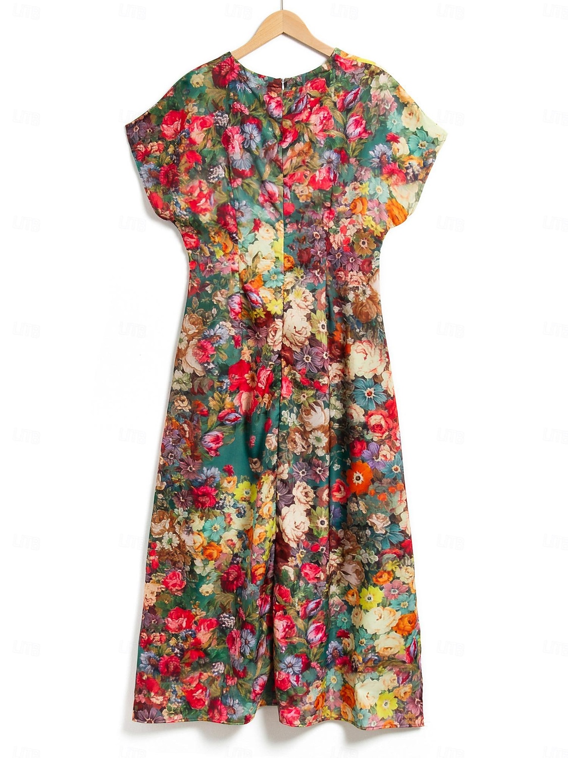 Kobieta Maxi Sukienka Sukienka Letnia Sukienka Shift Sukienka A-Line Moda Uliczna Nowoczesna Opadające Ramię Na Zewnątrz Wczasy Codzienna Regularny Krój Kwiatowy Ditsy Krótki Rękaw V Dekolt Żółty 2025 - $28.99 –P2