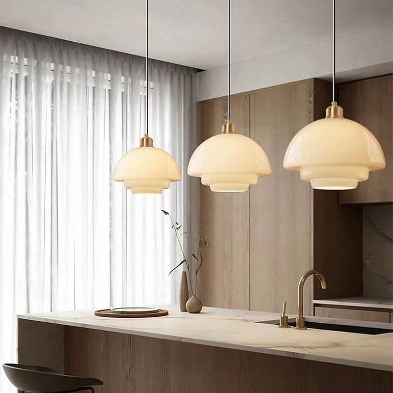 Lampade a sospensione a led per il tavolo della sala da pranzo 1 luce lampada a sospensione a soffitto in ottone per cucina isola luce illuminazione ingresso 110-240v del 2025 a $255.97 –P5