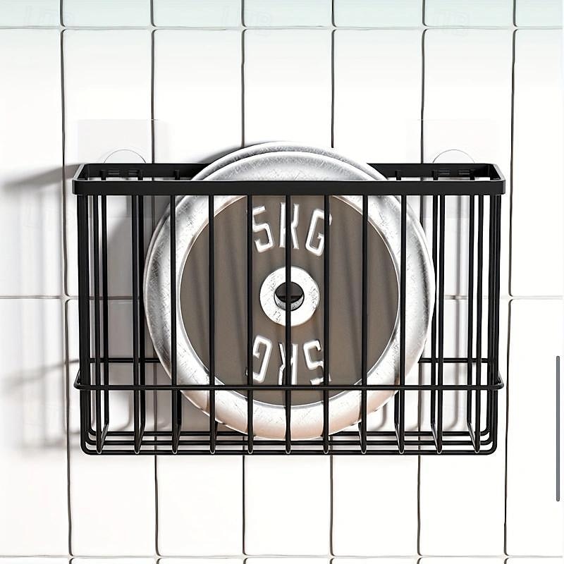 2pcs Storage Racks Metal Wire Storage Basket Wall Hanging Basket Wall Mounted Organizer Basket for kitchen Office Pantry Bathroom Cabinet Kitchen Organizers and Storage Kitchen Accessories 2025 - $18.99 –P6