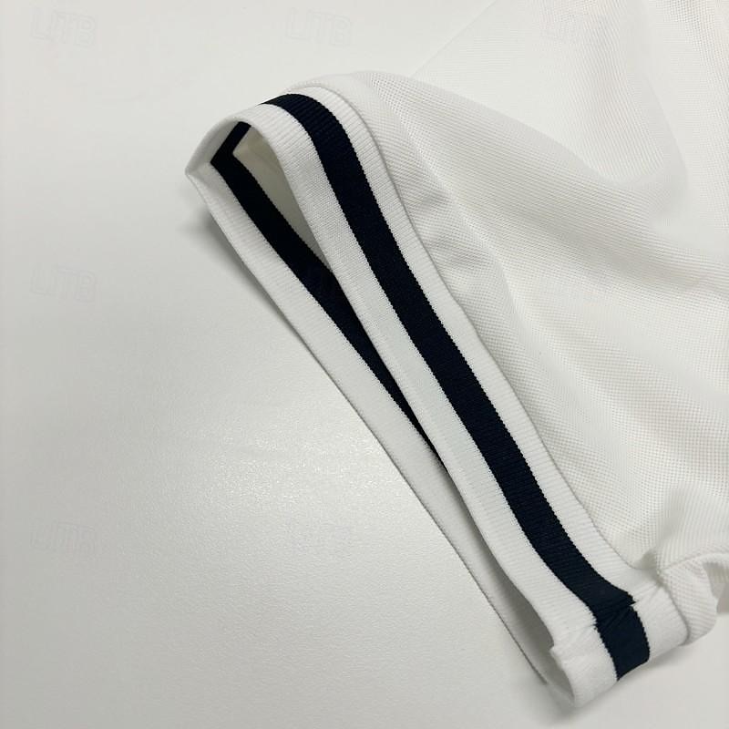 Ανδρικά Button Up Polos Business Polo Επιχείρηση Causal Ριμπ γιακά πόλο Κοντομάνικο Μοντέρνα Βασικό Σκέτο Κλασσικό Καλοκαίρι Κανονικό Λευκό Ρουμπίνι Σκούρο μπλε Γκρίζο Μπλε Απαλό Button Up Polos 2025 - $21.99 –P7