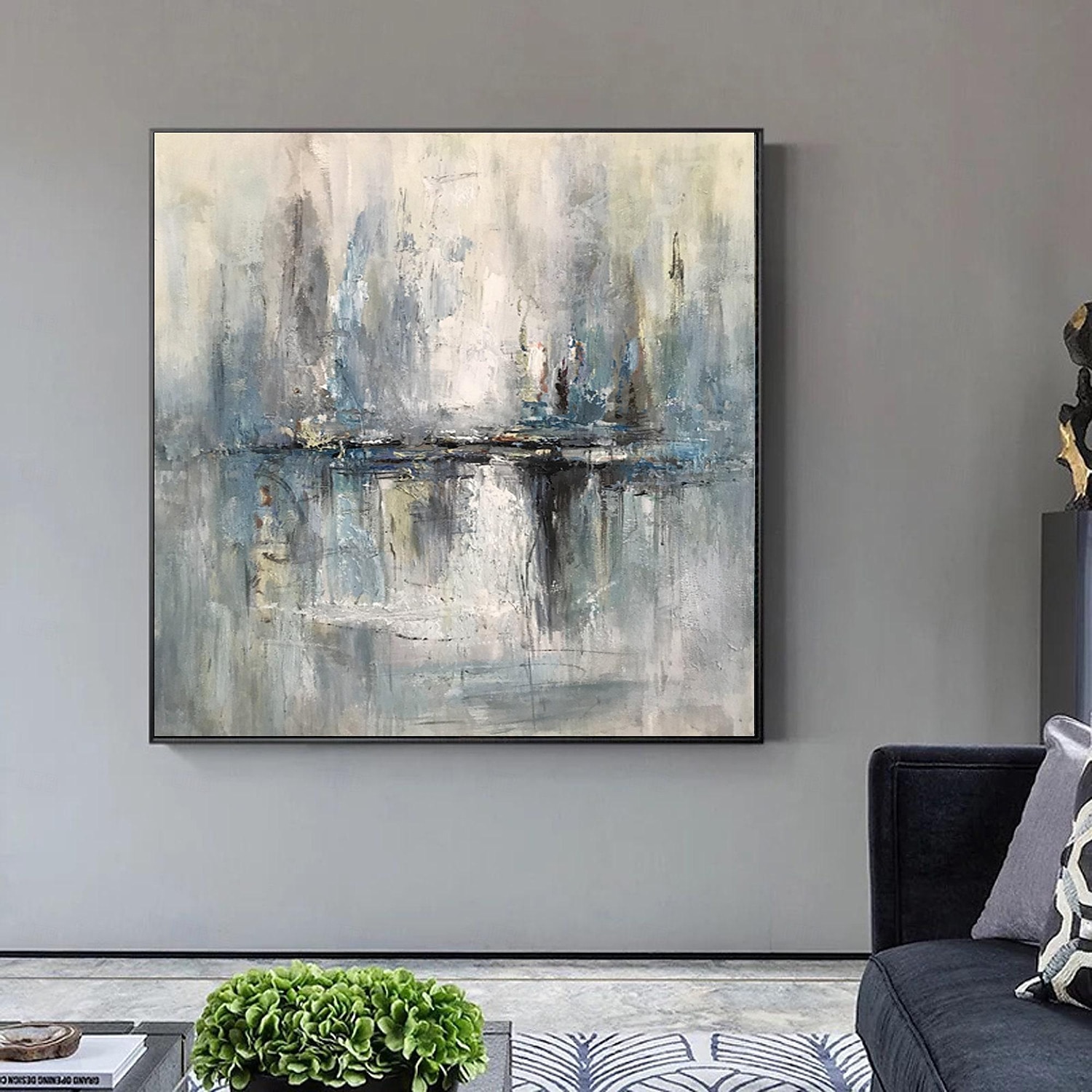 grande peinture sur toile peinte à la main art mural peinture abstraite sur toile art mural texturé peinture acrylique abstraite grande toile abstraite art de 2025 ? $125.99 –P2