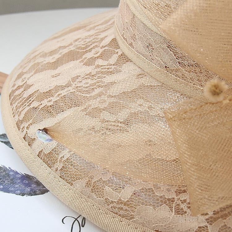 Fascinators Hats Headwear Organza Bucket Hat Straw Hat Sun Hat Wedding Casual Holiday Tea Party Beach Elegant Vintage With Feather Bows Headpiece Headwear 2025 - $31.99 –P2