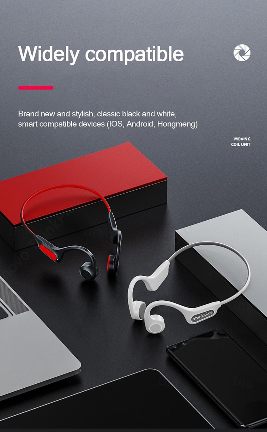 Lenovo X3 pro Bone Conduction Headphone Wireless BT5.3 Earphone Ergonomic Lightweight Design IP56 Waterproof Headphone 2025 - $47.99 –P12