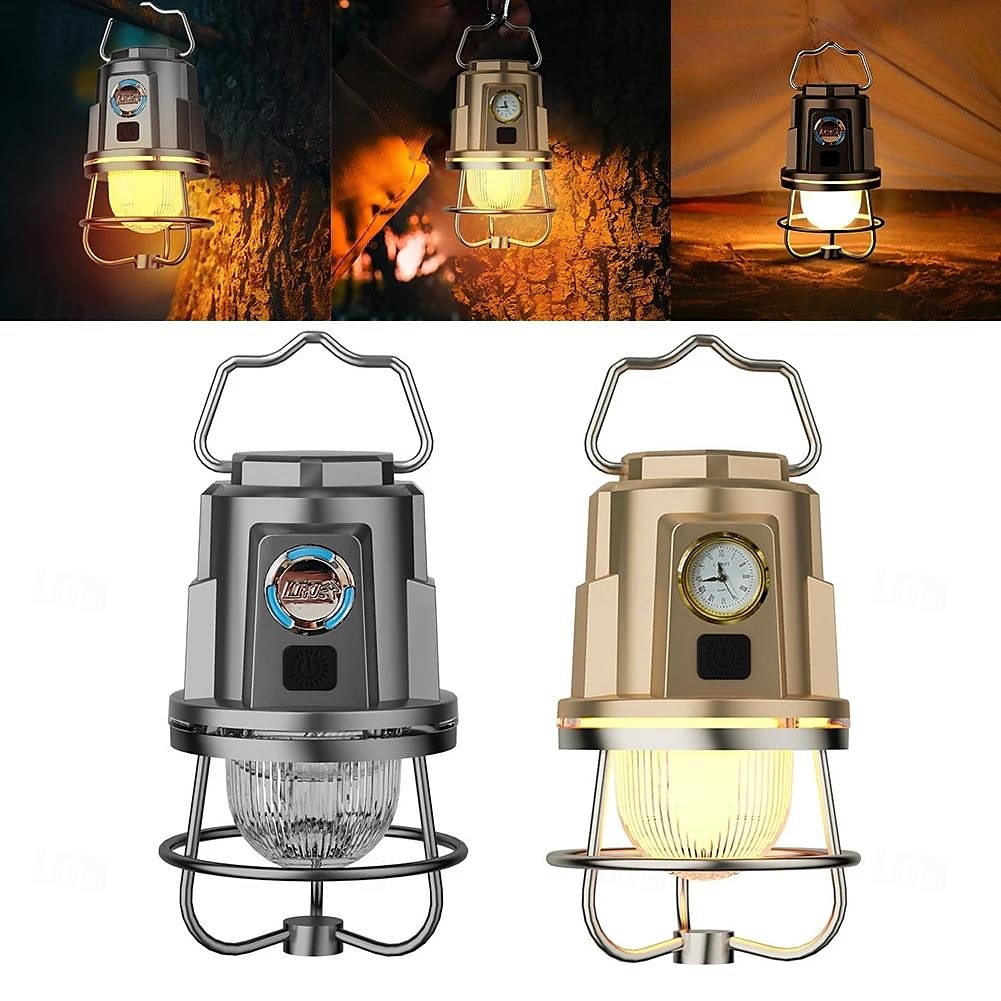 lanterna da campeggio ricaricabile luce per tenda portatile ricaricabile ipx4 accessorio di illuminazione esterna impermeabile per escursionismo pesca decorazione tenda da campeggio all'aperto 1pz del 2025 a $22.99 –P1