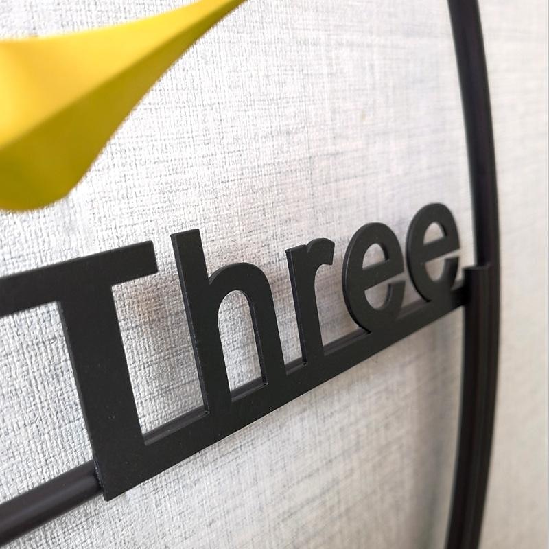 severské moderní lehké luxusní nástěnné hodiny módní jednoduché kovové tiché závěsné hodiny domácí obývací pokoj kreativní přívěsek hodinkový dekor 60 cm 2025 - $100.99 –P6