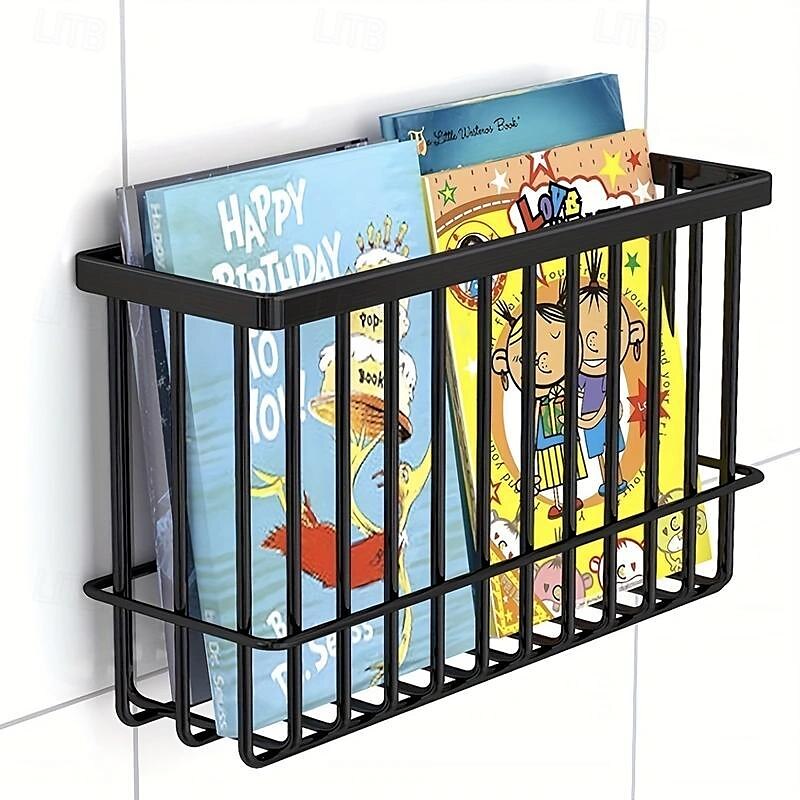 2pcs Storage Racks Metal Wire Storage Basket Wall Hanging Basket Wall Mounted Organizer Basket for kitchen Office Pantry Bathroom Cabinet Kitchen Organizers and Storage Kitchen Accessories 2025 - $18.99 –P4