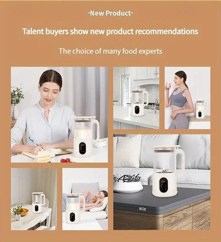 2025年 効率的な800ml 9-in-1豆乳メーカー - 素早く簡単な家庭用デジタル表示時間予約自動洗浄  コレクション – $79.99 –P5