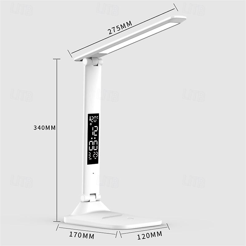 Augenschutz-Schreibtischlampe, LED-Lernen, Studentenwohnheim, Aufladen, Leseschreibtisch, LED-Schreibtischlampe, klappbar, intelligente Schreibtischlampe, Schlafzimmer 2025 - $54.84 –P3