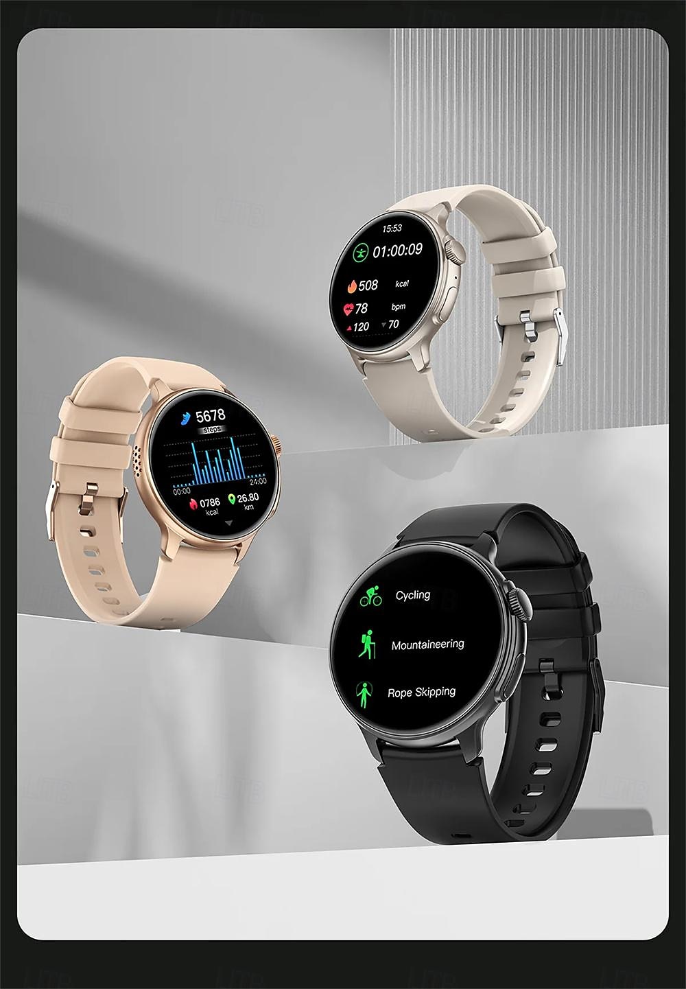 S58 Smartwatch Heart Rate Bluetooth Call AMOLED Screen Step Counting Smart Bracelet Sports Watch 2025 - $47.99 –P10
