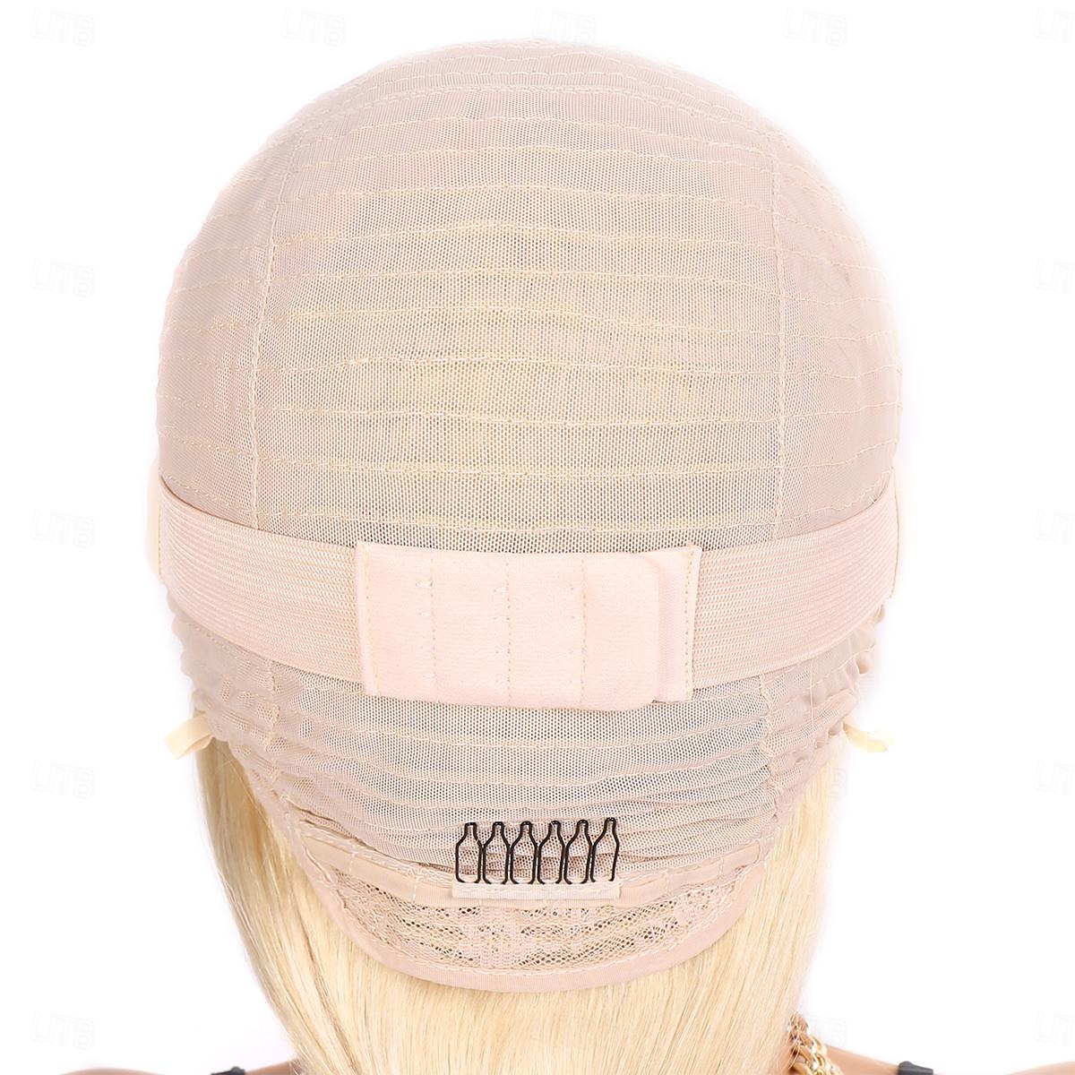 Glueless Blonde Lace Closure 613 Wig HD Lace Front Straight Human Hair Wigs Pre Plucked Bleached Knots Honey Blonde Wig For Women 2025 - $190.99 –P7