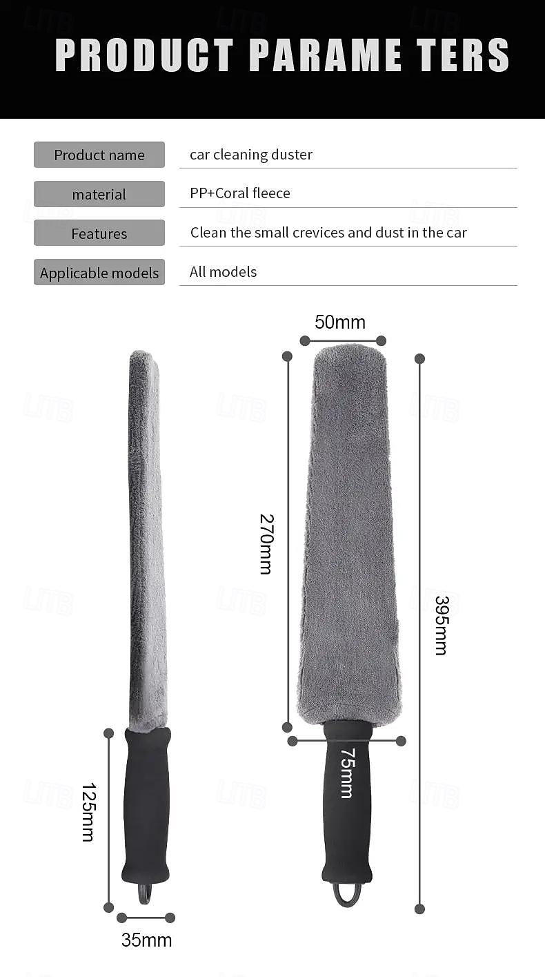 Car With The Gap Cleaning Tool Coral Velvet Cleaning Dead Corner Dust Dry and Wet Dual Use 2025 - $13.99 –P11