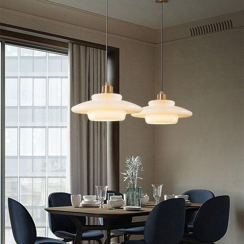 Lampade a sospensione a led per il tavolo della sala da pranzo 1 luce lampada a sospensione a soffitto in ottone per cucina isola luce illuminazione ingresso 110-240v del 2025 a $255.97 –P7