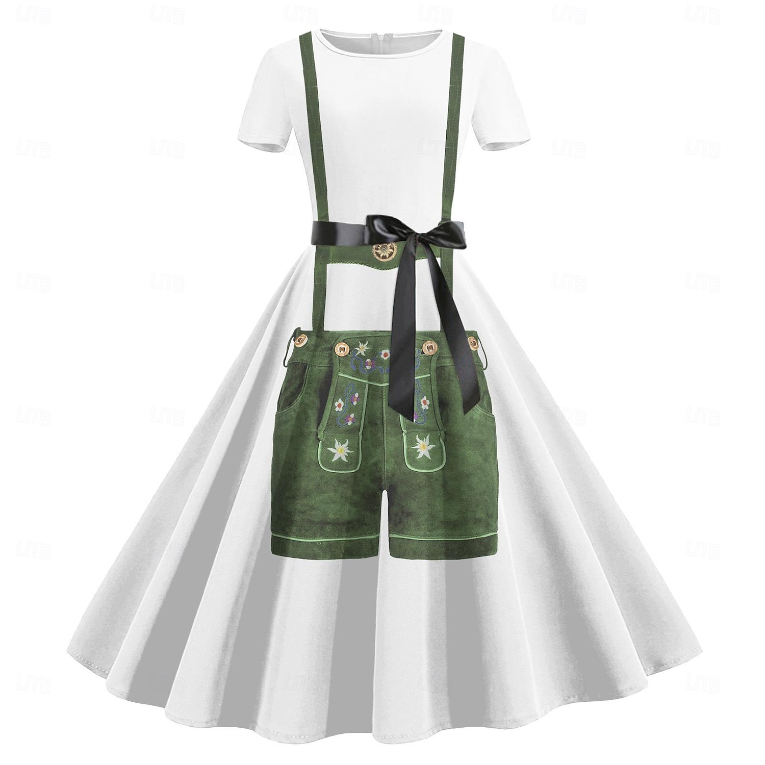 Halloween Oktoberfest Dress Maid Bavarian German Munich Wiesn Women's Traditional Style Cloth 2026 - $29.99 –P4