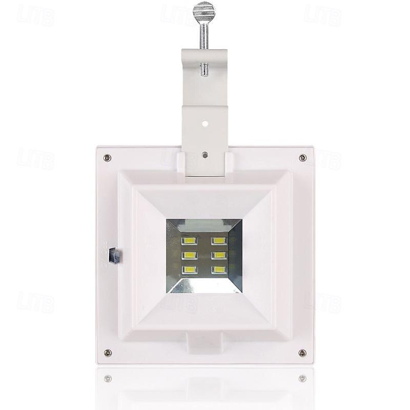 Lampada Da Parete A Led Solare A 6 Led Per Grondaia Lampada Da Parete A Led Impermeabile Per Giardino Lampada Da Via Per Recinzione Esterna Per Patio del 2025 a $14.49 –P5