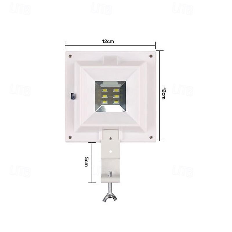 Lampada Da Parete A Led Solare A 6 Led Per Grondaia Lampada Da Parete A Led Impermeabile Per Giardino Lampada Da Via Per Recinzione Esterna Per Patio del 2025 a $14.49 –P6