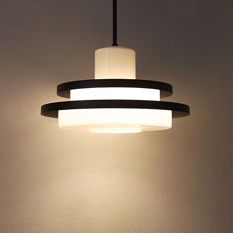 LED Pendant Light Glass Metal Middle Century Bauhaus Equator 36cm Glass Hanging Lamps 110-240V 2025 - $499.99 –P3