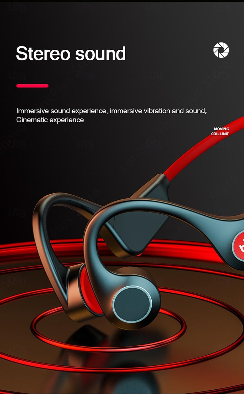 Lenovo X3 pro Bone Conduction Headphone Wireless BT5.3 Earphone Ergonomic Lightweight Design IP56 Waterproof Headphone 2025 - $47.99 –P4