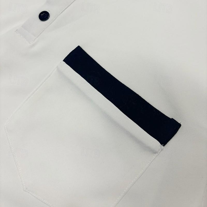 Ανδρικά Button Up Polos Business Polo Επιχείρηση Causal Ριμπ γιακά πόλο Κοντομάνικο Μοντέρνα Βασικό Σκέτο Κλασσικό Καλοκαίρι Κανονικό Λευκό Ρουμπίνι Σκούρο μπλε Γκρίζο Μπλε Απαλό Button Up Polos 2025 - $21.99 –P5