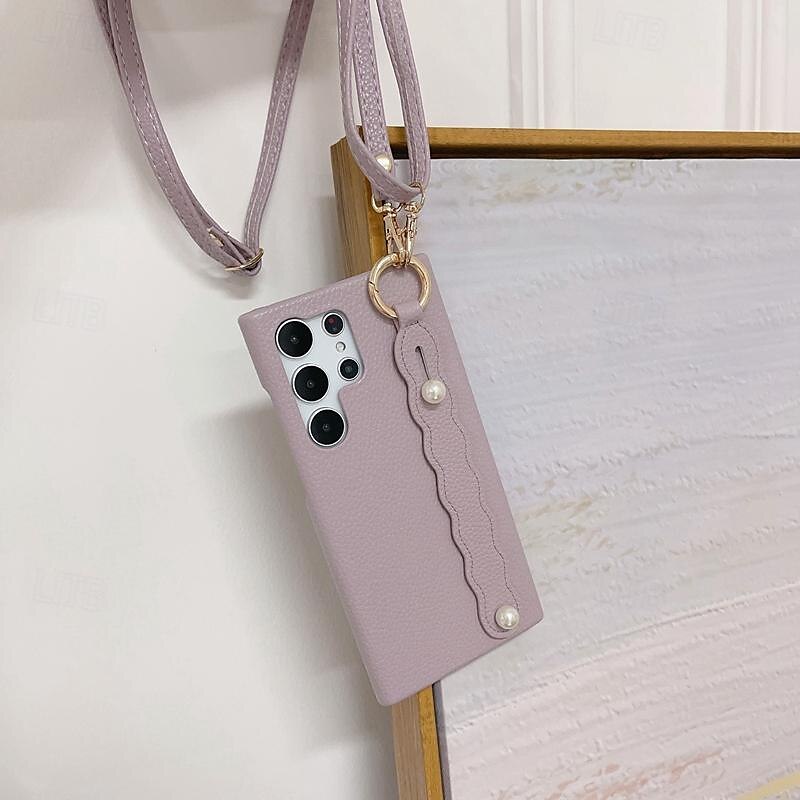 Phone Case For Samsung Galaxy S24 Ultra Plus S23 Ultra Plus S22 Plus  Ultra A55 A35 A25 A15 5G A54 A34 A14 A53 A33 A23 A13 A22 S25 Ultra for Women Girl with Stand Holder Ring Holder with Lanyard Retro 2025 - $21.99 –P8