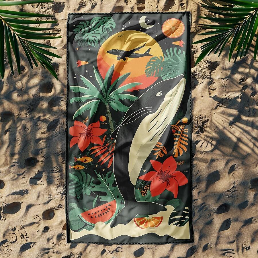 Beach Towel Bath Towel Large 80cm x 160cm 3D Print Sea Pattern Towel Bath Towel Beach Sheet Blanket Classic 100% Micro Fiber Comfy Blankets 2025 - $9.99 –P5