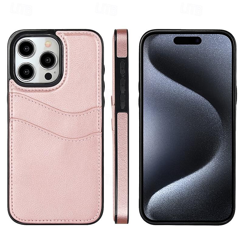 телефон Кейс для Назначение айфон 16 iPhone 15 Pro Max iPhone 14 13 12 11 Pro Max Mini SE X XR XS Max 8 7 Plus Кейс на заднюю панель Ультратонкий Не желтеет Разъем для карты Ретро ТПУ Кожа PU 2025 - $17.99 –P7