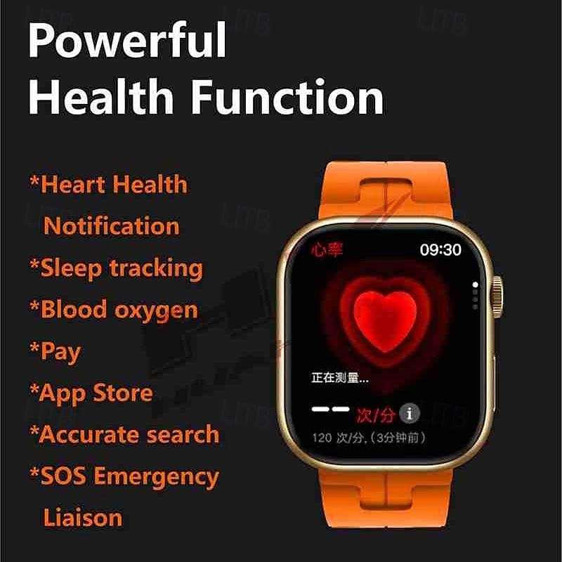 2025年 HK9 mini スマートウォッチ 1.75 インチ スマート·ウォッチ ブルートゥース ECG + PPG 歩数計 着信通知 と互換性があります Android iOS キッズ 女性 長時間スタンバイ ハンドフリーコール 防水 IP68 36mmの時計ケース コレクション – $46.99 –P6