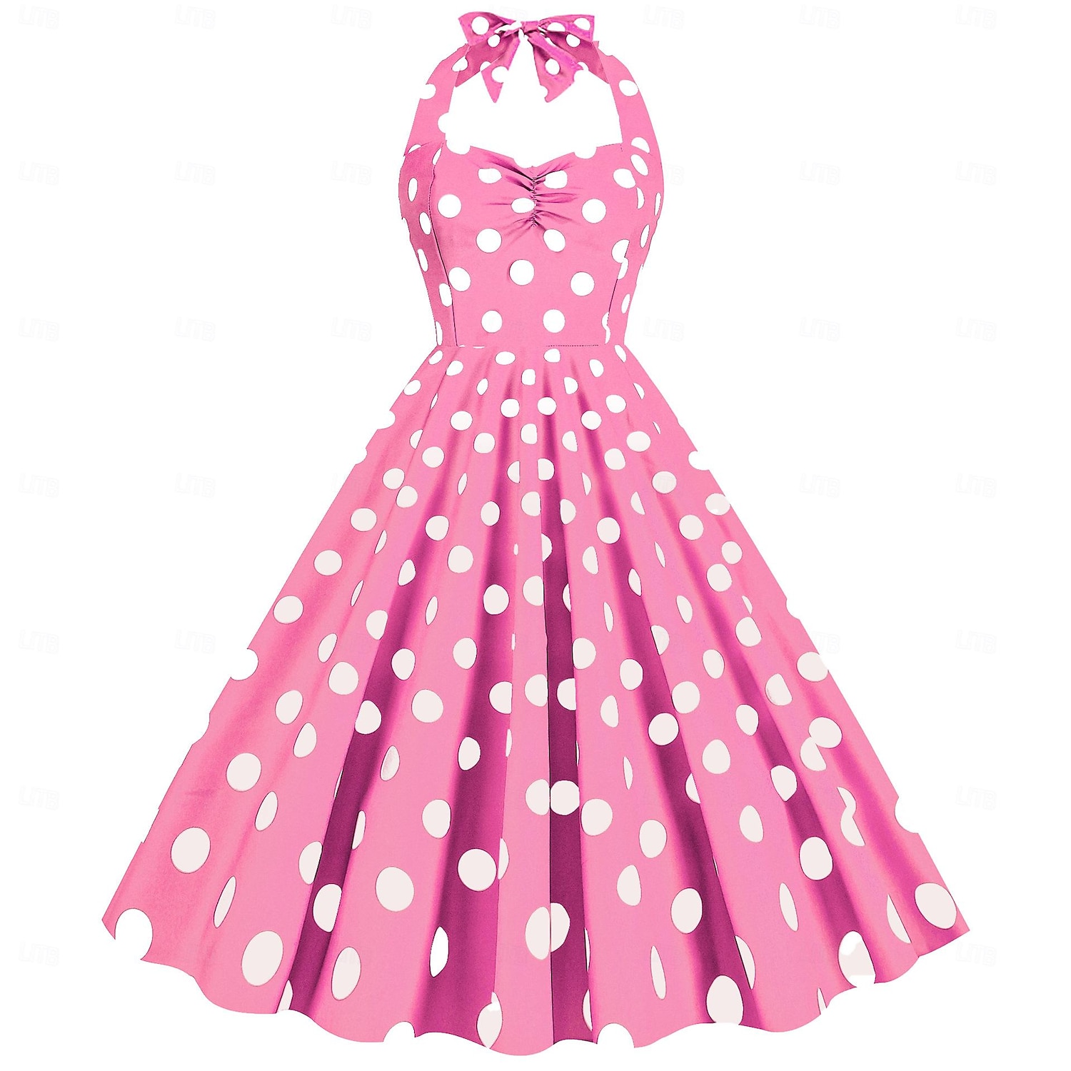 Retro Vintage 1950s Rockabilly Dress Swing Dress Polka dots Women's Carnival Masquerade Daily Wear Bachelorette Party Adults Dress Homecoming Dresses 2025 - $24.99 –P2