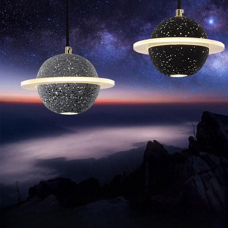 candelabru led plafoniera nordic retro acrilic ciment star camera de zi dining bar scara lumina calda 2-lumini 20cm 110-120v 220-240v 2025 - $172.99 –P7