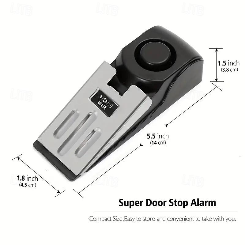 120dB Security Door Stop Alarm - Portable Safety Device forHome Hotel & Travel 2025 - $12.99 –P11