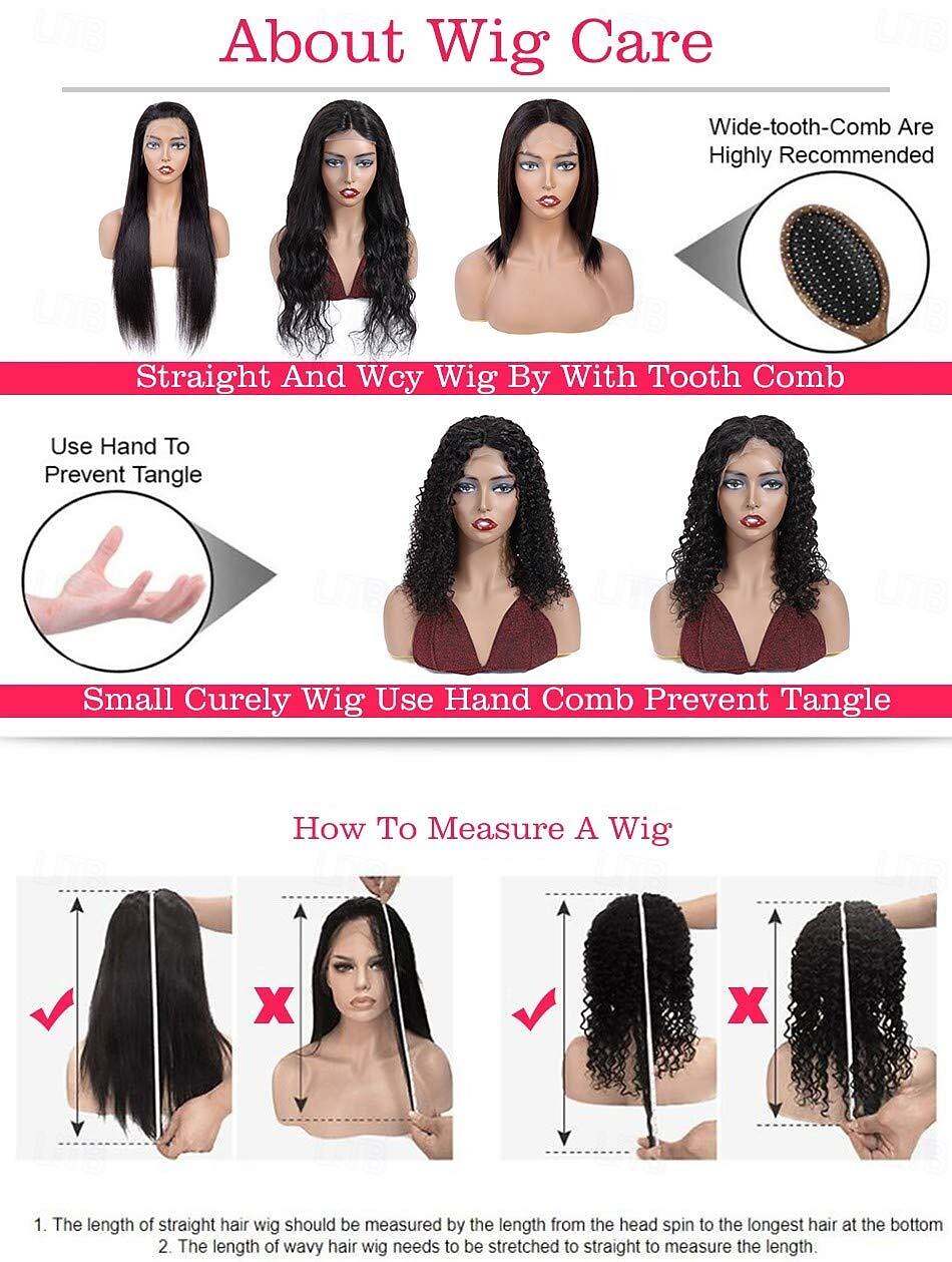 Silky Straight Human Hair Wigs with Bangs Brazilian Virgin None Lace Front Wigs  Machine Made Wigs for Black Women Natural Color 2026 - $86.99 –P6