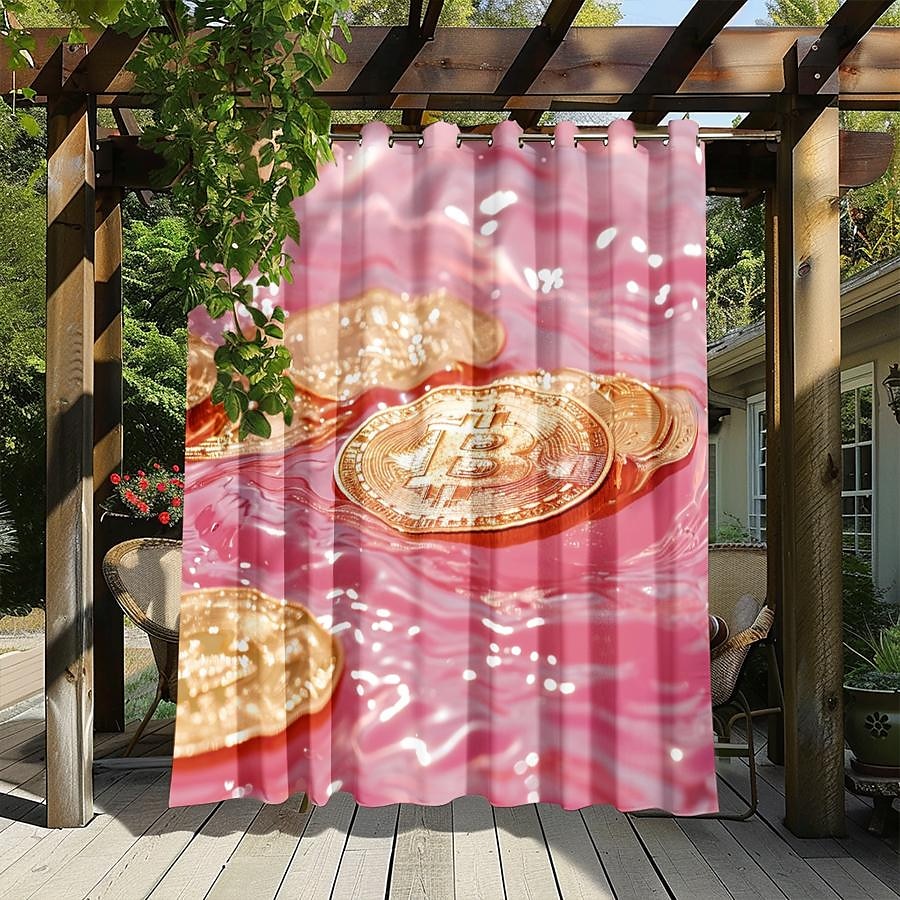 vattentät utomhusgardinskydd, utomhusgardiner, skjutbara uteplatsgardiner, pergolagardiner grommet skog för lusthus, balkong, veranda, fest 2025 - $28.99 –P12