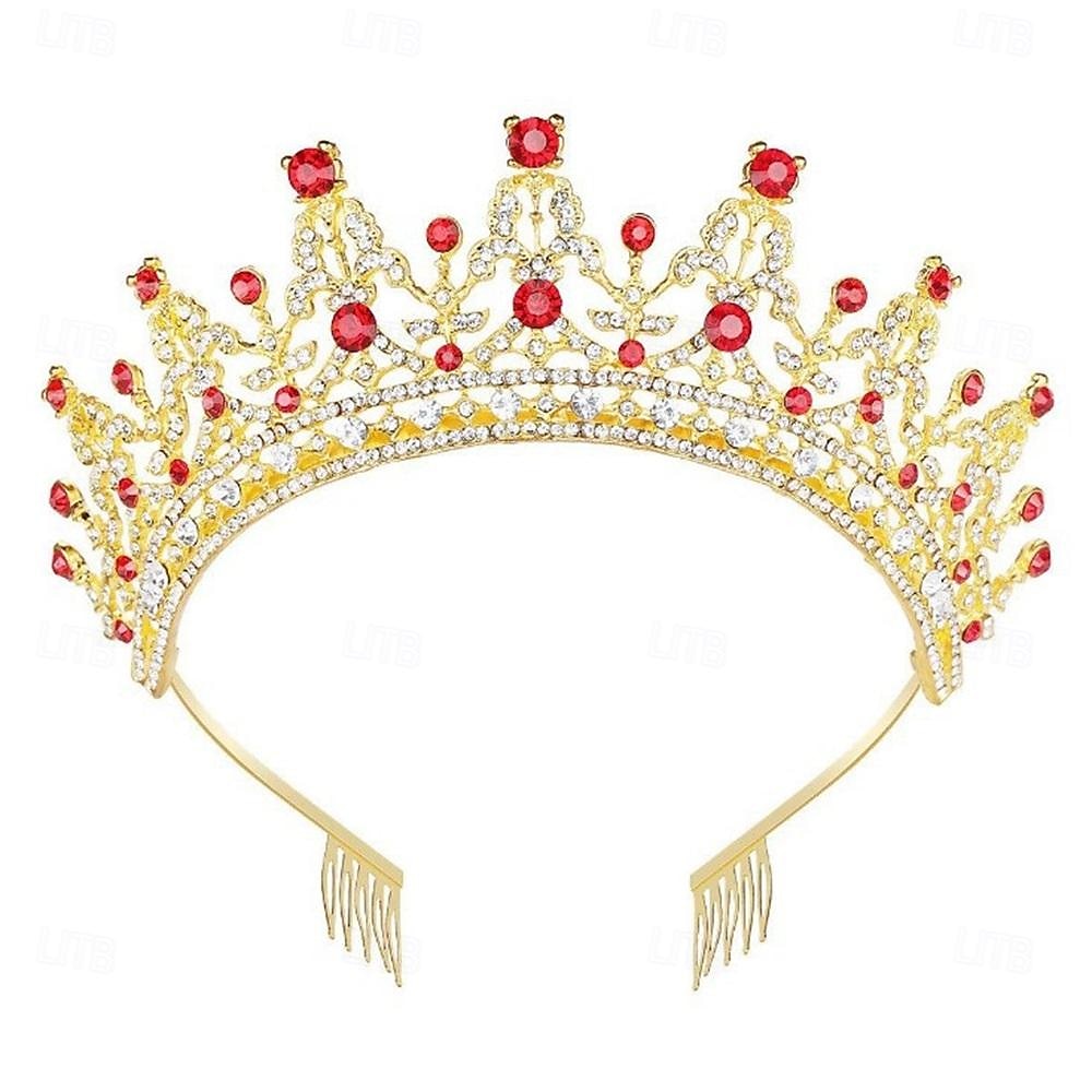 Luxury Queen's Crown Wedding Banquet Party Pan Hair Crown Water Diamond Hair Accessories Bride Crown Headband 2025 - $13.49 –P3