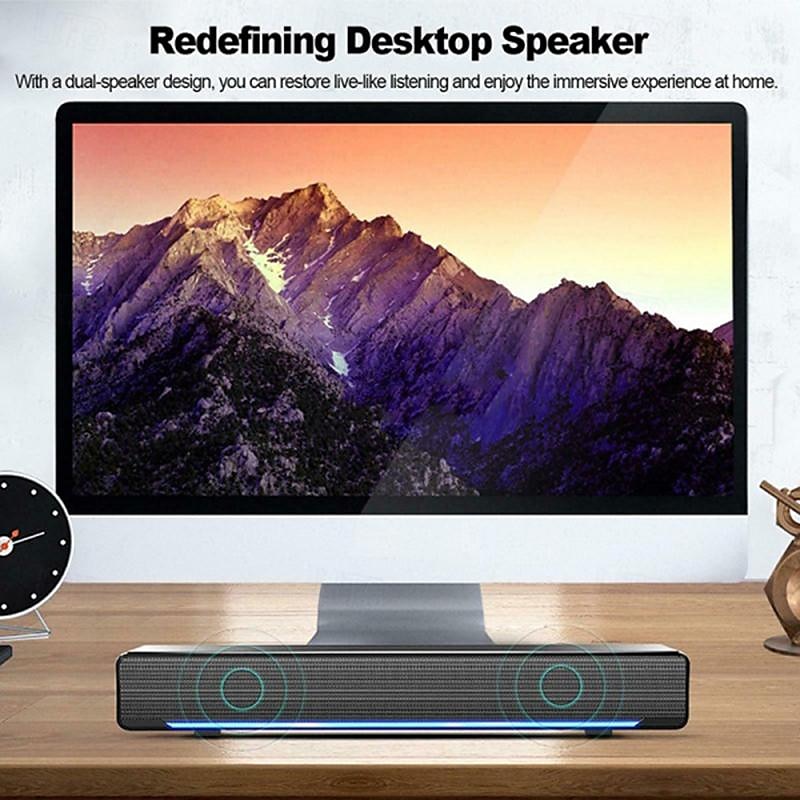 2025年 litbest x7 Bluetoothスピーカー Bluetooth USB ポータブル LEDライト テレビ用ミニスピーカー &パソコン  コレクション – $26.99 –P6