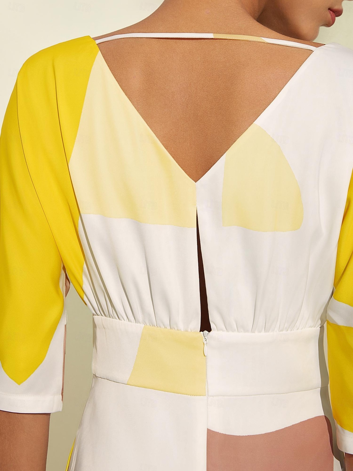 robe longue en satin à fleurs avec poche pour invités de mariage et col en V de 2025 ? $97.99 –P3