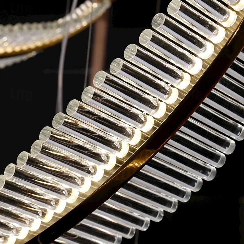 Ceiling Light 30/40/60/80cm Modern Leaf LED Chandelier Luxury Gold Kitchen Island Lights丨Acylic Lighting Hanging Fixtures Dining Room Ceiling Light Home Bar Art Suspension Luminaire Lamp 2026 - $217.09 –P4