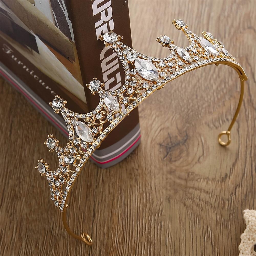 Couronne pour enfants, couvre-chef pour filles, bandeau en cristal, accessoires de mariage, spectacle d'anniversaire pour enfants de 2025 ? $8.49 –P4